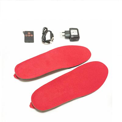 China DC Plug USB Rechargeable Insoles Feet Heating Heat Now Washable for sale