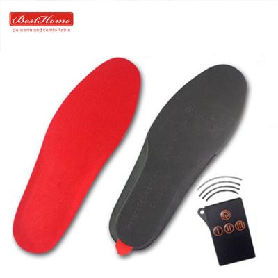 China DC Plug Popular Winter Outdoor Activity Rechargeable Heated Insoles For Boots for sale