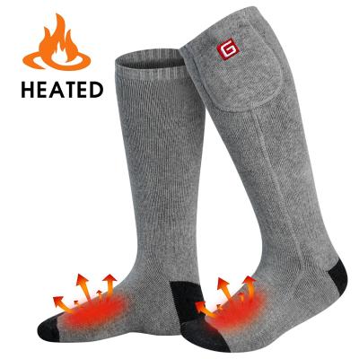 China Anti-failure thermal rechargeable battery heated socks for men and women for sale