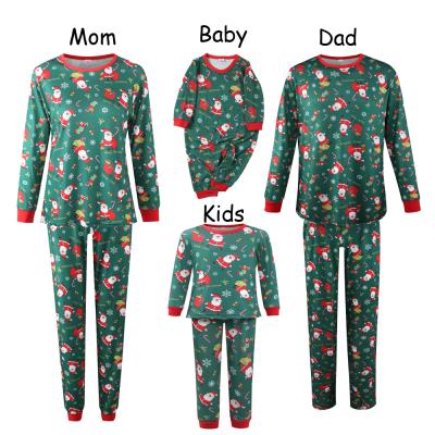 China Christmas Item Decoration Supplies Christmas Pajamas Family Thermal Christmas Pajamas for sale