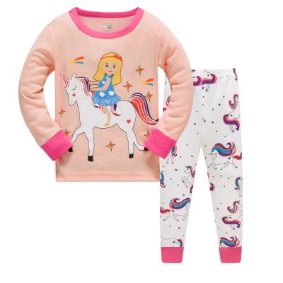 China High Quality Thermal Cute Character Kids Nightgown Pajamas For Girls 100 Cotton Pajamas Kids Pajamas Set for sale