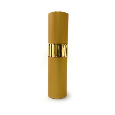 China Hot Sale 8ml Recyclable Aluminum Perfume Atomizer Shell Refill Twist Up Open For Perfume Spray Bottle Packaging for sale