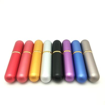 China High Quality Personal Care Inhaler Aromatherapy Bottle Aluminum Nasal Tube With Cotton Band for sale