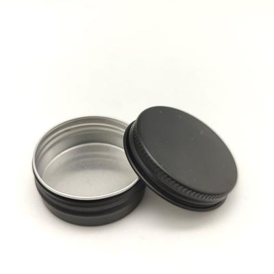 China Empty Metal Aluminum Lip Balm Tea Jar Wholesaler Jar Eyeshadow Metal Tins Container for sale