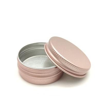 China Wholesaler 15g 30g Cosmetic Aluminum Jar Skin Care Cream Jar Containers for sale