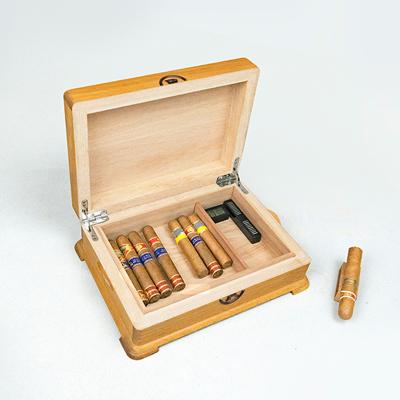 China American style cigar humidor cigar case/wood color humidors for sale