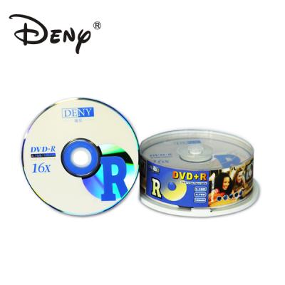 China Best selling single layer printing blank over blank dvd-r with 4.7gb for sale