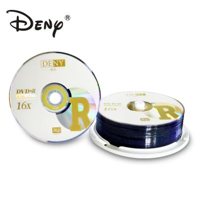 China China single layer DENY inkjet customized printing blank dvd+r disc with 16x 4.7gb for sale