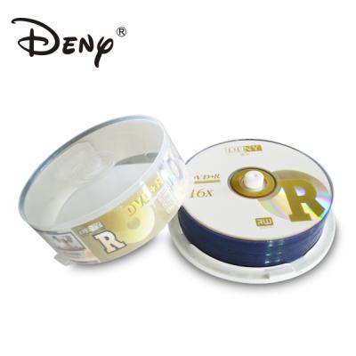 China China manufacture high quality single layer blank dvd+r discs with printing for sale