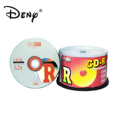 China Bulk single layer professional printing manufacturing empty disc cdr's with cake box for sale