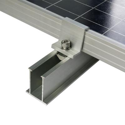 China Aluminum Solar Panel Solar Stretching Frameless Mini Rail System for sale