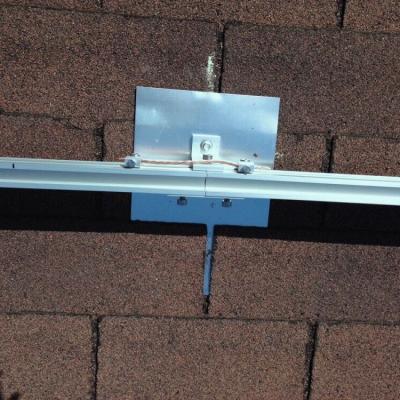 China Wholesale Waterproof 200*300*0.8 Asphalt Shingles Roofing Solar Mounting Structure HQ Aluminum Frame for sale