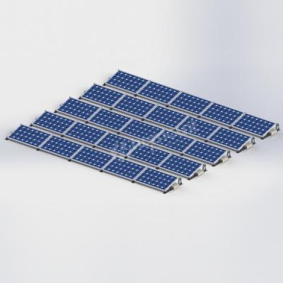 China Europe Support Structure Flat Roof Fast Stretching Solar System WITH Weighted for sale