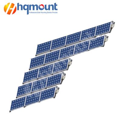 China Easy Install Solar Ballast Ground Mounting System For Concrete Rooftop for sale