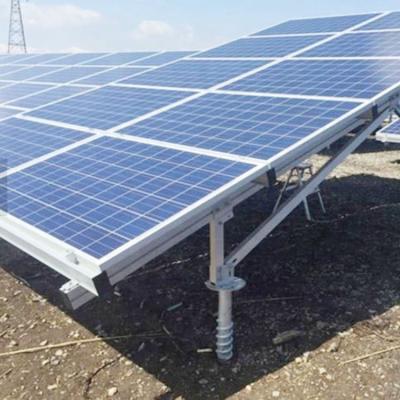 China View & Frameless Like: Canadia Solar; Solar Jinko; Solar first; HQ Aluminum Ground Mount GT1 Solar Panel Screw Mounting System for sale