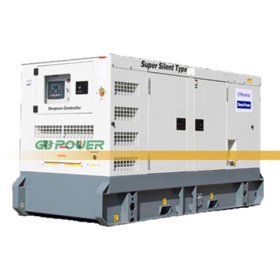 China Uganda 100kva super silent diesel generator with free-maintainace battery GB-P100/SS for sale