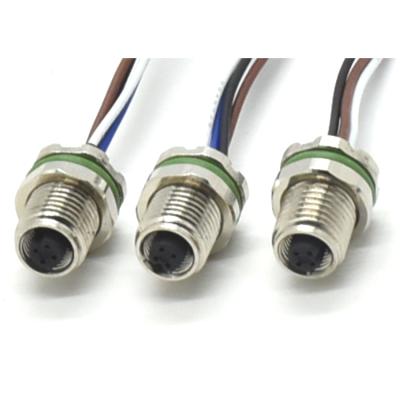 China Factory direct sale 4 pin high quality industrial aviation m5 female connector for sale