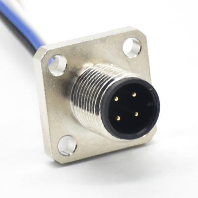 China High qualitity industrial circular M12 4pin m12 socket waterproof connector for sale