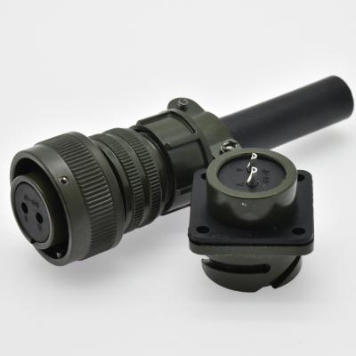 China Waterproof Power MS5015 Straight Pin Power Bayonet Military Plug 2 Connector for sale