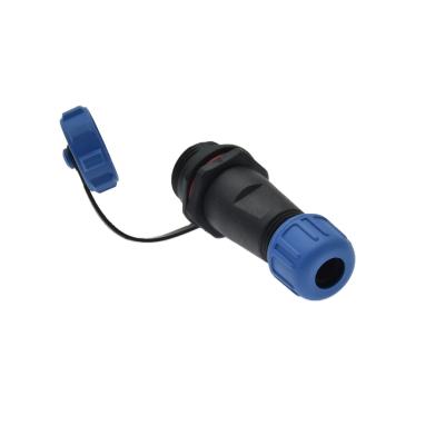 China Industrial Power Weipu SP13 5 Pin IP68 Threaded Plastic Waterproof Connector for sale