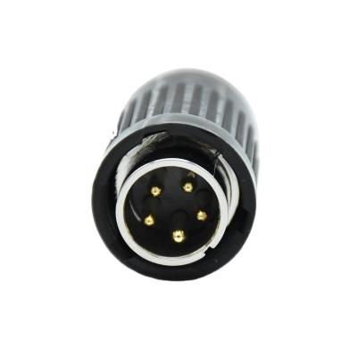 China Power Weipu WP20 5pin Replacement Cable Male Plug Waterproof Connector for sale