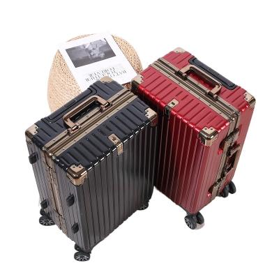 China Neutral/both men and women Wholesale aluminum suitcase with full aluminum shell 20