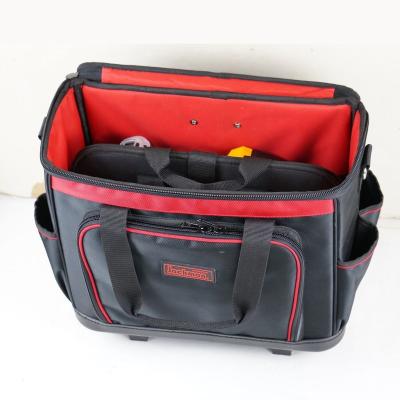 China 1680D polyester or other heavy duty custom networking quality rolling cart tool bag with wheels for sale