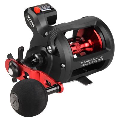 China Graphite KastKing ReKon Line Counter Fishing Reel Round Line Big Capacity 3+1 BBS Drum Baitcasting Reel Graphite Body Reel for sale