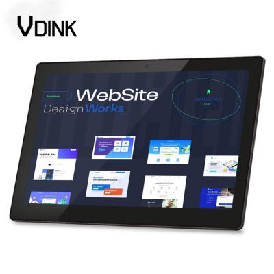 China Drop Resistance Vdink 10.1 Inch Wall Mount Digital Signage Professional OEM All In One Capacitive Touch Screen Monitors Android Smart Tablet for sale