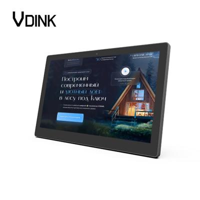 China Vdink Digital Tough Signage Displays 15.6 Inch ODM All-in-One PC Touch Screen Android Tablet PC Smart Advertising Monitor for sale