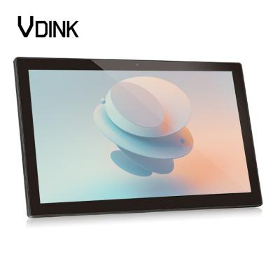 China Tough Vdink Customized Wall Mounted 18.5 Inch Touch Screen Monitors All In One Digital Signage Advertising Players Android Tablet for sale