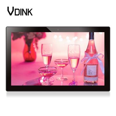 China Vidink 21.5 Inch Tough ODM Professional Wall Mounted Touch Screen Monitors Digital Signage Advertising Screen Android Smart Tablet for sale