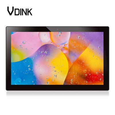 China Vdink 21.5 Inch Hard Wall Mounted Capacitive Touch Screen OEM All In One Digital Signage Advertising Players Android Tablet for sale