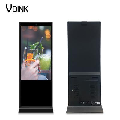 China SDK Vdink Available Advertising Stand Floor Android Digital Signage Totem Board LCD Touch Screen 43 Inch LCD Panel for sale