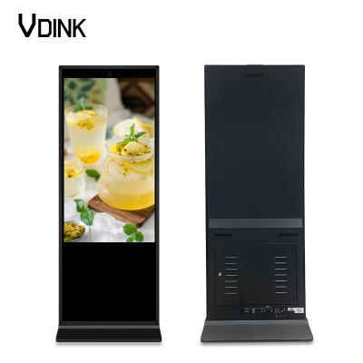 China Factory Available SDK Vdink 43 Inch Kiosk Touch Screen ODM Werbung Floor Standing Indoor Digital Signage Advertising Billboard for sale