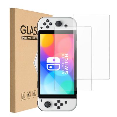 China Nintendo Switch 2021 2 Pack 9H Anti-scratch Tempered Glass Screen Protector Compatible With Nintendo Switch OLED Model for sale