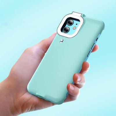 China 2021 Shockproof Luxury Gift Fashion LED Light Up Phone Case For 11 pro X Max XS XR Shell Phone Protective Cover for sale