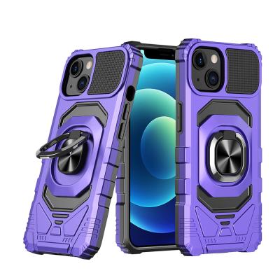 China Scasync shockproof Armor Cell Phone Case for i le phone 13 pro Max Ring Holder Shockproof Phone Cover for sale