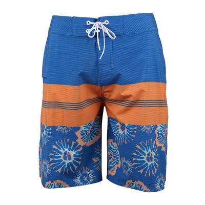 China Breathable Panel Shorts Boardshorts Print Design 4 Way Stretch Fabric Mens Eco-Friendly OEM Service Adults Plus Size Floral Solid for sale