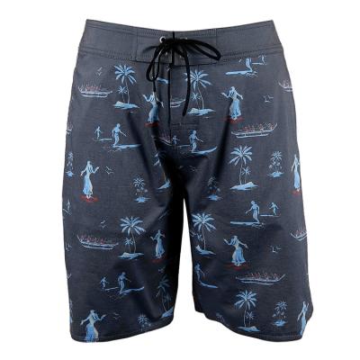 China Anti-Wrinkle All Over Print With Elastic Waistband, Lasso Drawstring And No Mesh Backing Scratching New Design Custom Men's Walking Shorts for sale