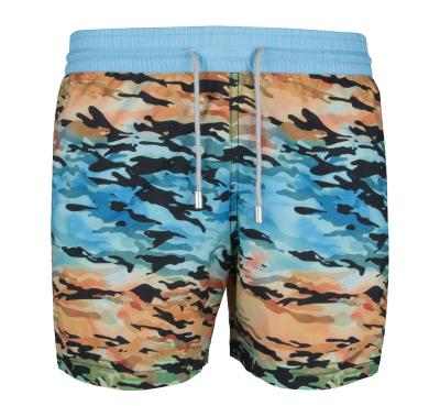 China Wholesale Cheap Summer Mens Beachwear Printed Trunk Men's Factory Price Breathable Swim Shorts for sale