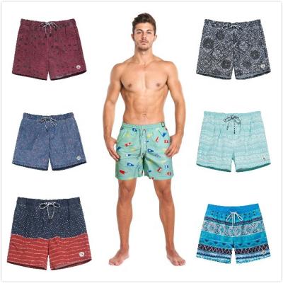 China Breathable OEM Custom Design Printed Fashion Mens Swim Shorts Mens Designer Swim Shorts Suits Couples Beach Shorts Swim Trunks for sale