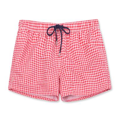 China OEM&ODM QUICK DRY Custom Mens Shorts Stripe Printed Shorts Swimwear Shorts Quick Dry 100% Polyester Swimming Trunks for sale