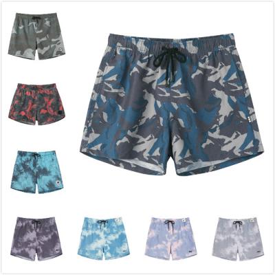 China Vintage Tie Dye Breathable Custom Swim Shorts Mens Swimwear Beach Shorts Vacation Shorts Swim Trunks For Men for sale