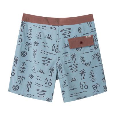 China 2021 Board Shorts Breathable Custom Beach Pants 4 Way Stretch Panel Dry Blank Shorts Quickly Wholesale for sale