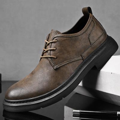 China Fashion Trend Wholesale Fashion Style Shoes Formal Casual Walking Leather Shoes For Men for sale