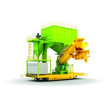 China High Efficency Base Supports And Secures Moving Mechanism Higher-lower Continuous Sand Mixer Sand Mixing Machine for sale