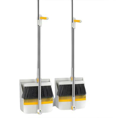 China Household High Grade Broom Dustpan Set Combination Home Folding for sale