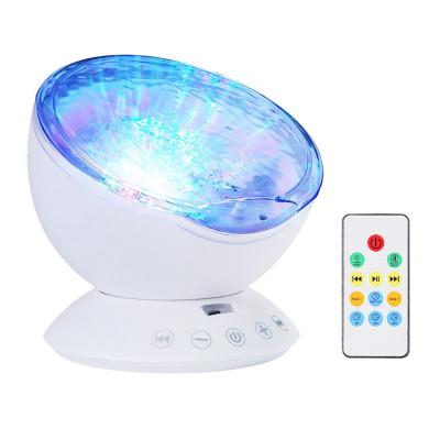 China Residential Multifunctional Night Light Remote Control Ocean Projector Sleep Music Led Star Night Light for sale