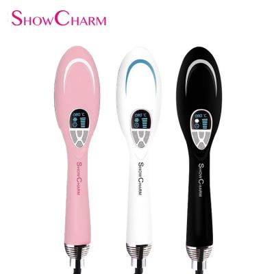 China Ionic Hair Dryer Blow Ionic Adjustable Temperature And Wind Speed ​​With LED Screen Hot Hair Styler Straightener For Silky Hair Straighten for sale